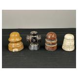 4 Porcelain Insulators