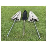 3 Tall Patio Umbrellas