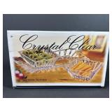 Crystal Clear Alexandria 2-Section Crystal Server