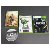 Xbox 360 Call of Duty Games & Tiger Woods PGA 09