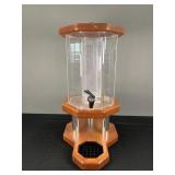 Wood Octagon Drink Dispenser