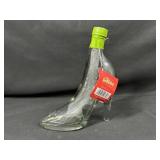 Glass Heel Shoe Bottle 8.5 "
