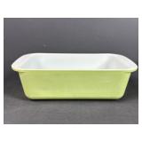 Pyrex Green 213 loaf pan