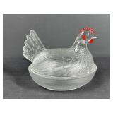 Nesting chicken