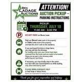 ATTENTION: AUCTION PICKUP