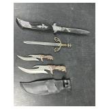 Decorative Knives, Letter Opener & Mini Sword with