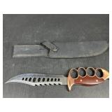 Fantasy Knuckle Handle Dagger & Sheath