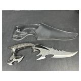 Fantasy Fish Handle Dagger & Sheath