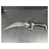 Fantasy Curved Dagger Display Knife