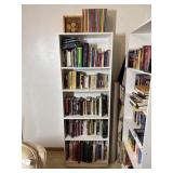 Pressboard Bookcase With Books