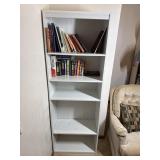Pressboard Bookcase With Books