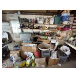 Contents of Shelves Tools, Hardware, and More