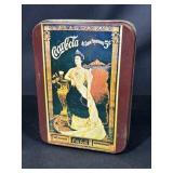 Coca Coal Tin with paper inside
