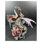 Mythical fantasy dragon figurine