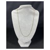 Sterling Silver Herringbone Chain Necklace