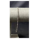 Sterling Silver Figaro Link Bracelet