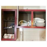 Contents of left hand Cabinets
