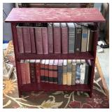 Wooden Bookcase With Books