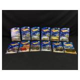 12 Hot Wheels 1/64 Scale Cars