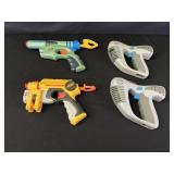 Laser Guns and Nerf Guns