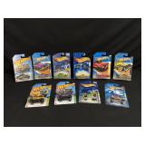 10 Hot Wheels 1/64 Scale Cars