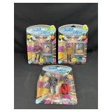 3 Star Trek Action Figures