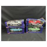 TERAH Die Cast Model Thunder Bird, Corvette, and