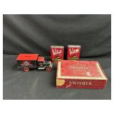 Lion Coffee Delivery Truck Coin Bank, Swisher