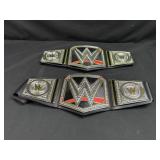 2 WWE World Heavyweight Weight Champion Belts