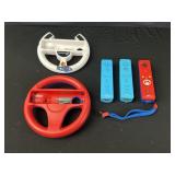 Mario Mart Wii Wheels and Wii Motion Plus Remotes