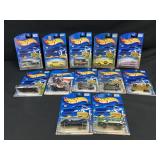12 Hot wheels cars