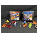 Hot wheel cars and cases