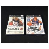 Playstation 2 NBA LIVE 06 and NBA LIVE 2003