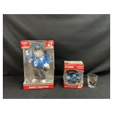 Rusty Wallace NASCAR Santa Figure, Ornament, and
