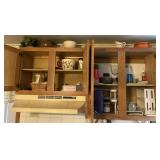 Contents of 3 kitchen Cabinets