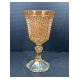 Large carnival Glass Goblet