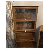 4 Drawer Barrister Bookcase Display Cabinet