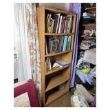 Pressboard Bookcase With Books