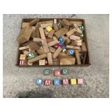 Wooden building blocks