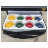 Bocce outdoor bowling game