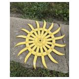 Vintage Rotary Hoe Wheel