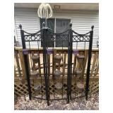 3-Panel Metal Garden Planter Screen