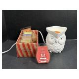 Owl Scentsy Warmer and Block