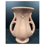 McCoy Pink Double Handle Vase