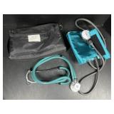 Stethoscope and blood pressure cuff