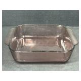 Pyrex cranberry 8 " x 8 "