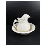 McCoy Pottery Wash Pitcher & Basin