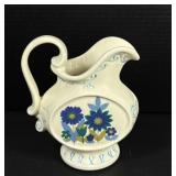 MCM MCM Floral Ceramic Pitcher Vase