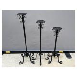 Metal candle holders