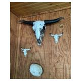 Plastic Cow skull Wall Decor